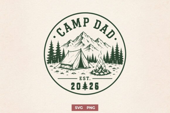 Camp Dad Est 2026 SVG Review