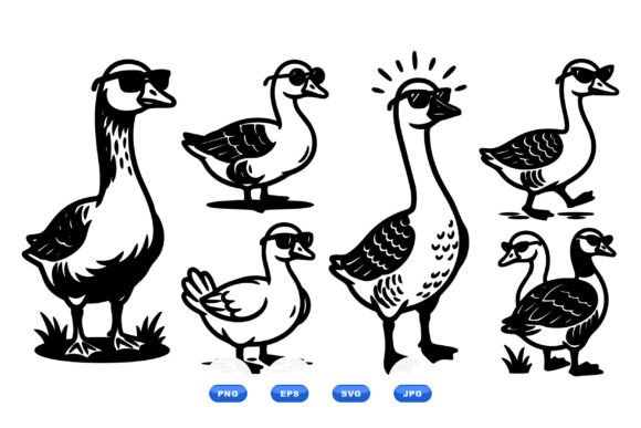 Cool Goose SVG Clipart Pack Review