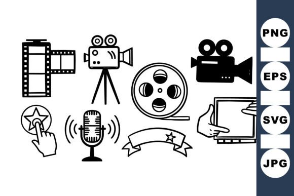Retro Film Camera Clipart Set Review