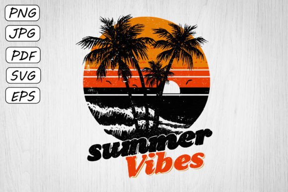 Retro Summer Vibes Clipart Review