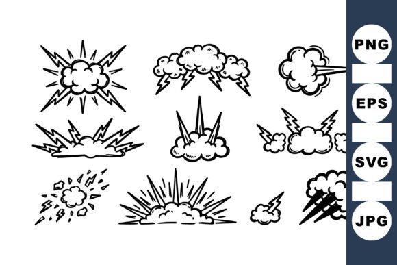 Retro Thunderstorm Clipart Pack Review
