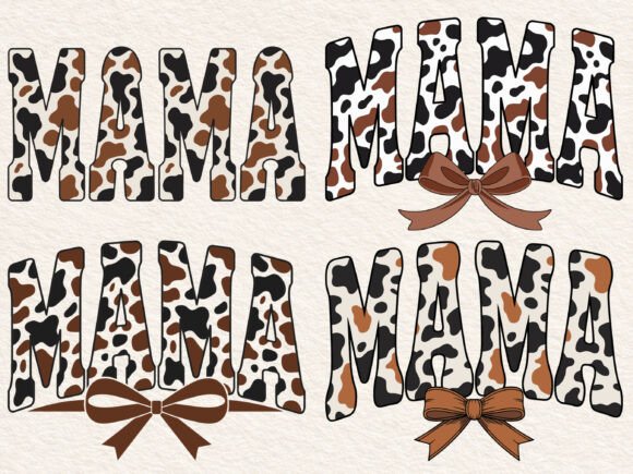 Retro Varsity Mama Cow Print Coquette Review