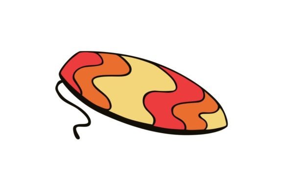 Retro Wavy Surfboard Embroidery Review