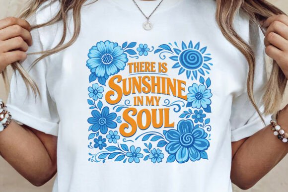 Sunshine in My Soul PNG, Retro Summer