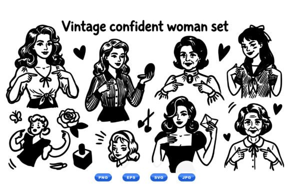 Vintage Confident Woman SVG Embroidery Review