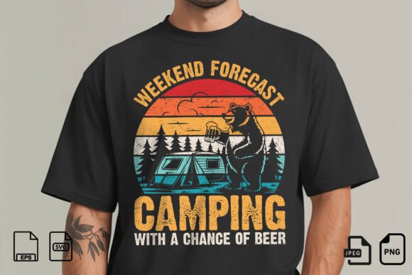 Weekend Forecast Camping SVG Embroidery Review